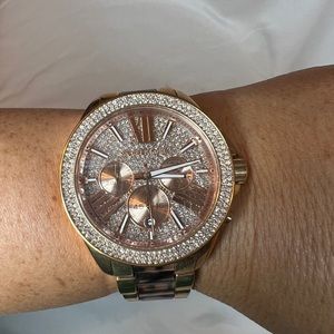 Michael Kors Women's Wren Two-Tone Watch MK6159